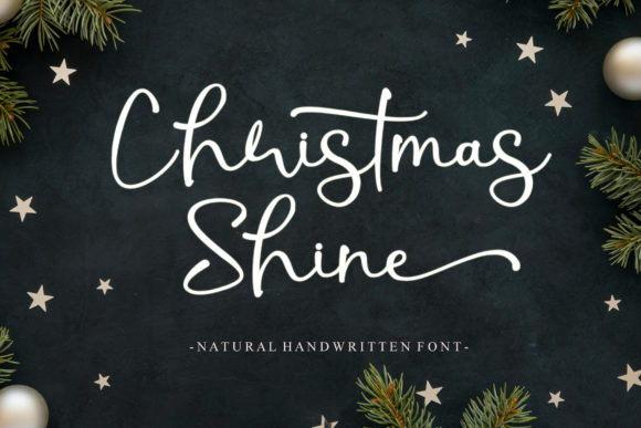 Christmas Shine: A Script Font That Brings Refined Elegance to Any Project
