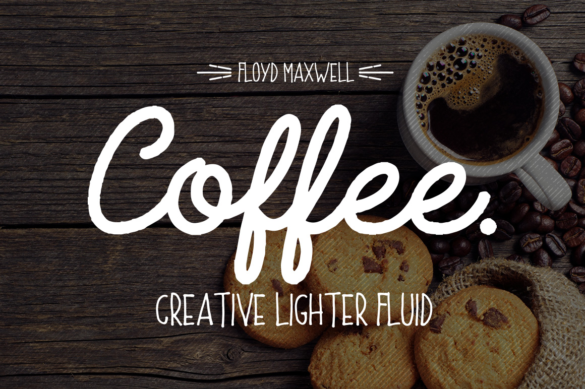 Coffee Font + Extras: Warmth for Your Brand