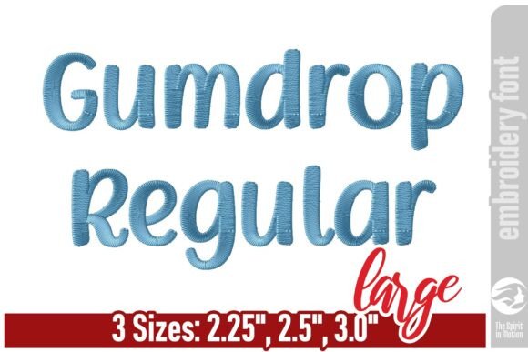 Gumdrop Playful Embroidery Font: A Fresh Take on Friendly Design