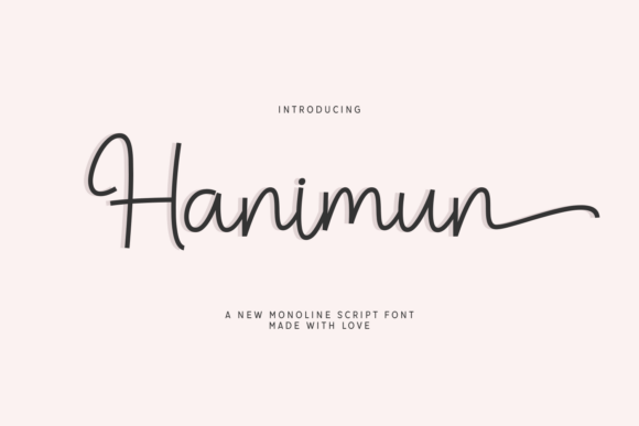 Hanimun Font: A Delicate Script for Modern Design Projects