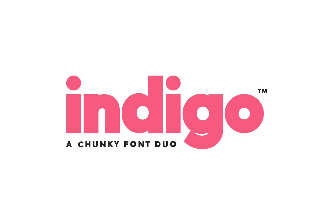 Indigo Font Duo: Sophisticated, Edgy Typography