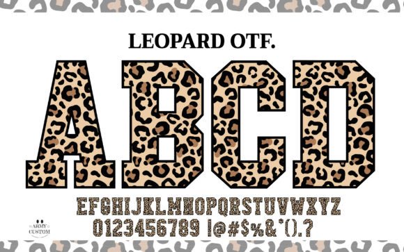 Leopard Varsity Font: A Wildly Dynamic Alphabet for Modern Design