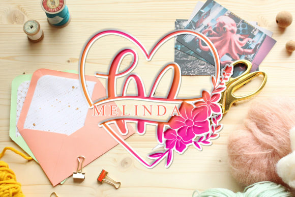 Melinda Monogram Font: A Guide to Romantic and Dainty Typography