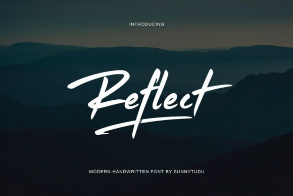 Reflect Handwritten Font: Capturing Raw Energy in Your Designs