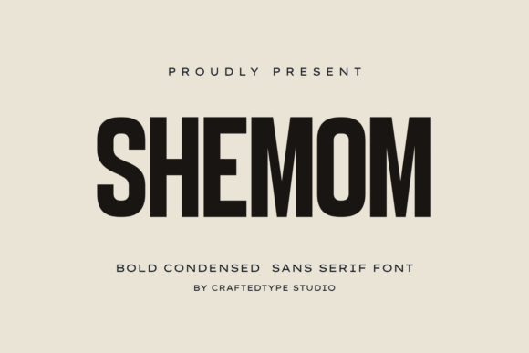 Shemom Font: Bold Statements for Modern Creators