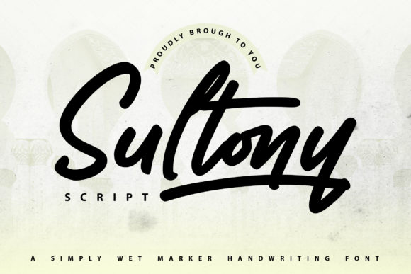Sultony: The Marker Font That Brings Personality to Your Brand