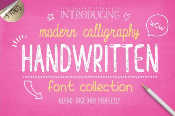 The Handwritten Font Collection: A Designer's Toolkit for Authentic Branding