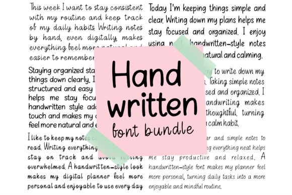 Warm Up Your Brand with Authentic Handwritten Fonts