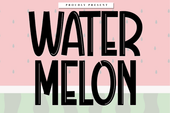 Water Melon Font: A Script Typeface for Timeless Design