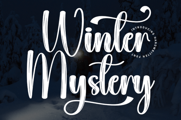 Winter Mystery Font: Adding Handwritten Warmth to Your Designs